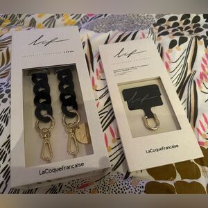 LeCoqueFrancaise “Sarah” 120cm phone chain + universal adapter